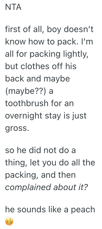 Screenshot 2025 06 14 at 1.19.44 PM She Brought A Lot Of Things On A Nights Stay At A Friends House, And Her Boyfriend Thinks She Overdid It